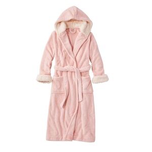 L.L. Bean Women’s Soft Warm Thick Sherpa Winter Bath Robe - Large like new
